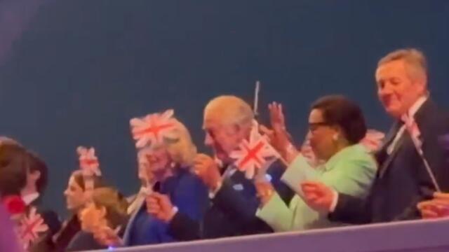 King Charles dances to Lionel Richie alongside grandchildren during coronation concert