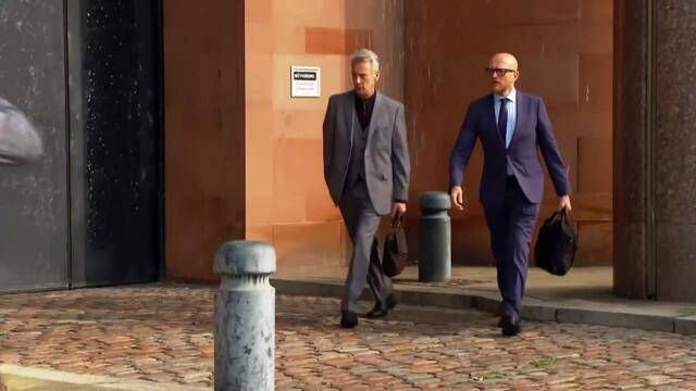 Stephen Tomkinson arrives at court to stand trial for GBH