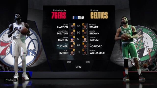 #3 76ers @ #2 Celtics / Full Game 7 Highlights / May 14, 2023 / MyNBA Today! #NBA2K23 #ModernEra