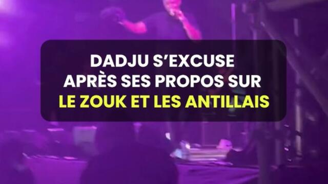 Dadju présente ses excuses après ses propos 