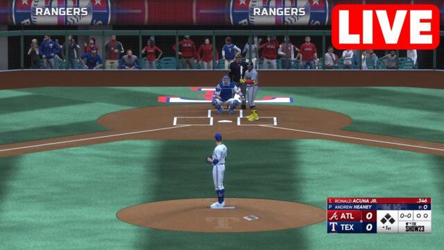 MLB LIVE🔴 Atlanta Braves vs Texas Rangers - 16th May 2023 | MLB Full Game - MLB 23