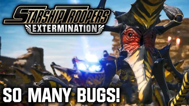 Starship Troopers: Extermination - First Match! SO MANY BUGS! | Full Gameplay | No Commentary