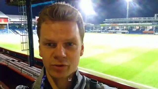 Joe Nicholson reacts as Sunderland are beaten 2-0 by Luton Town in the Championship play-offs