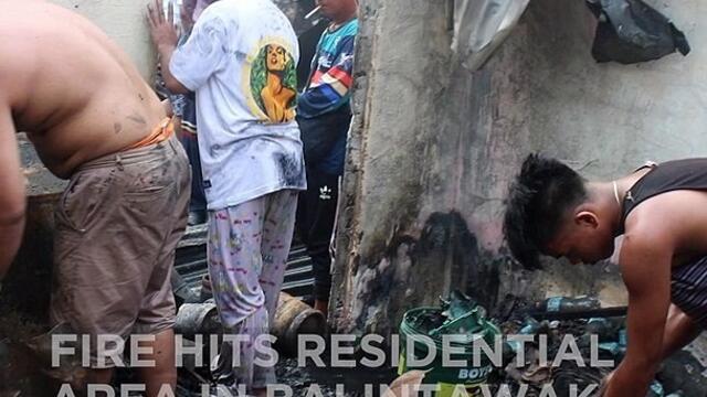 Fire hits residential area in Balintawak