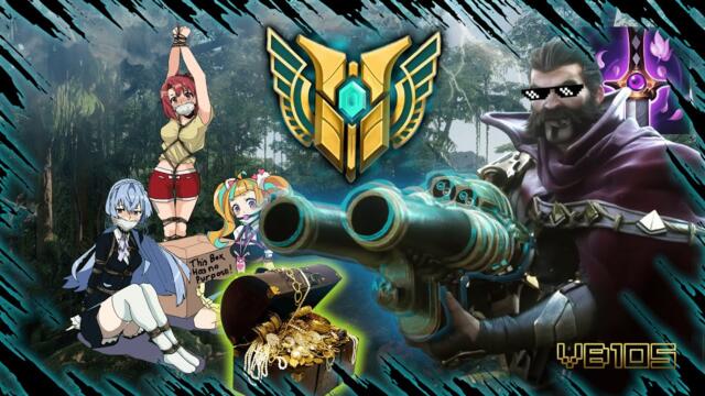 [13.10] Untamed: Jungle Graves' Epic Hunt for Glory [League of Legends Full Gameplay]