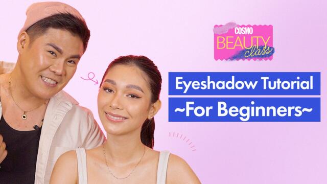 Easy Eyeshadow Tutorial For Beginners | Cosmo Beauty Class