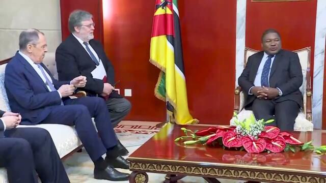 Лавров е на обиколка из Африка - С.Лавров и Ф.Ньюси, Мапуту, 31 мая 2023 года