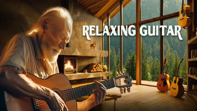 Relaxing Guitar Music for Deep Sleep - 3 Hours of Soothing Melodies -  Rain Sounds