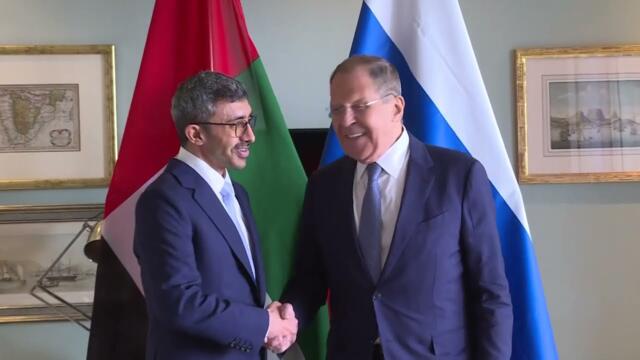 С.Лавров и Абдалла Бен Заид Аль Нахайян, Кейптаун, 2 июня 2023 года