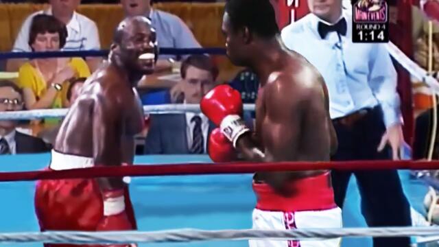 The Fight of Legends.. Earnie Shavers vs Larry Holmes