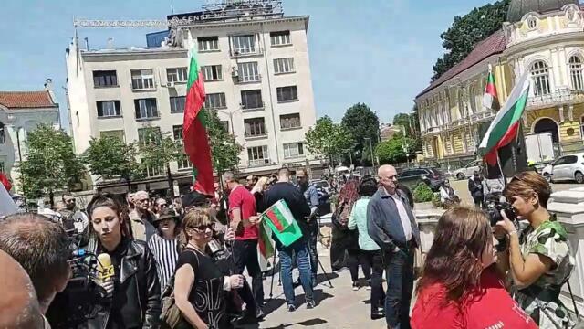 Протест на Възраждане срещу правителството пред Народното събрание ....06.06.2023 г.