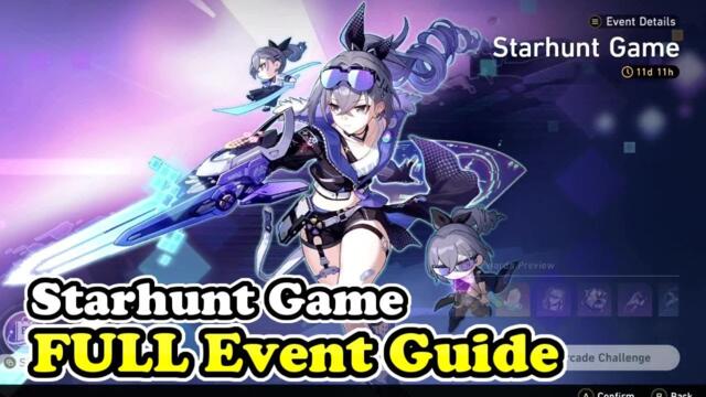 Honkai Star Rail Starhunt Game Event FULL Guide All Challenges & Rewards