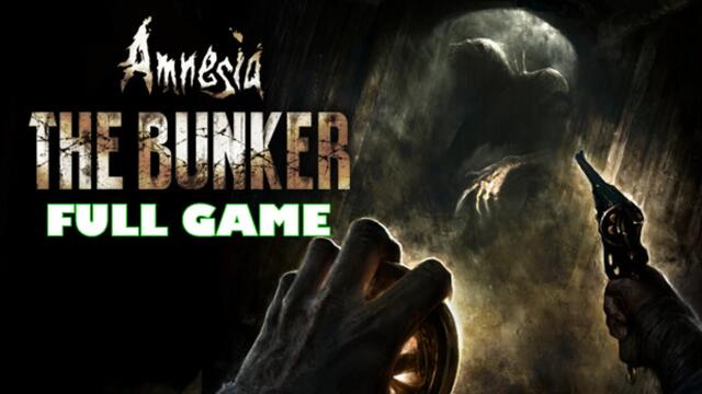 Amnesia The Bunker- Walkthrough Gameplay Fullgame (2023)