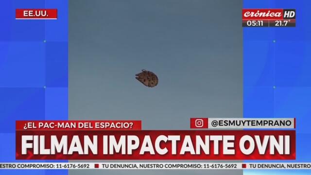 Filman impresionante OVNI en el cielo de Estados Unidos
