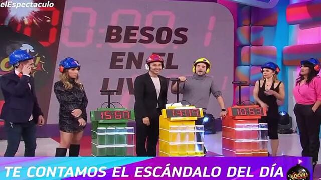 Marcelo Tinelli a los besos con una famosa figura de Gran Hermano