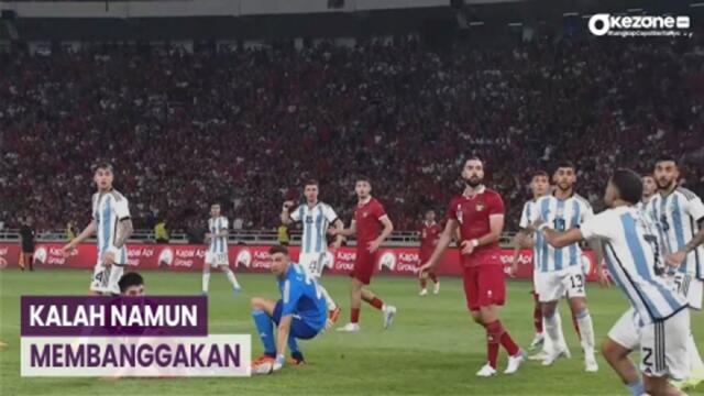 Highlight Juara Dunia Argentina Tumbangkan Timnas Indonesia 0-2