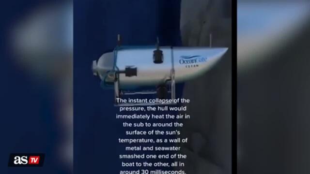 The viral video that shows what happened to the Titan submarine