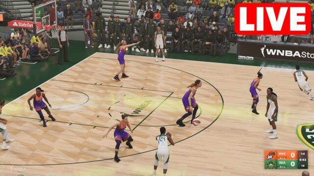 WNBA LIVE🔴 Phoenix Mercury vs Seattle Storm - 24th June 2023 | WMBA Full Game - NBA 2K23