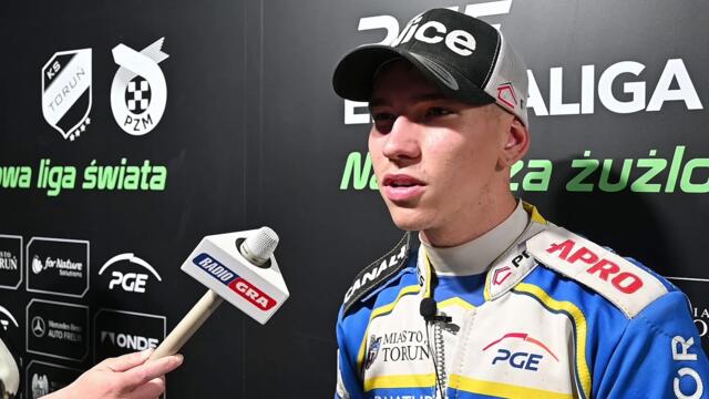 Jakub Keller - po meczu Apator Torun Wlokniarz Czestochowa