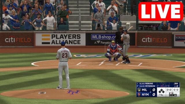 MLB LIVE🔴 Milwaukee Brewers vs New York Mets - 29th June 2023 | MLB Full Game - MLB 23