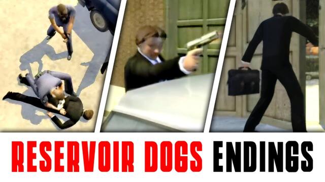 Reservoir Dogs Game - ALL 3 ENDINGS (All Choices)