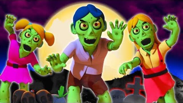 Zombie Apocalypse | Halloween Songs For Kids | Nursery Rhymes and 3D Baby Songs