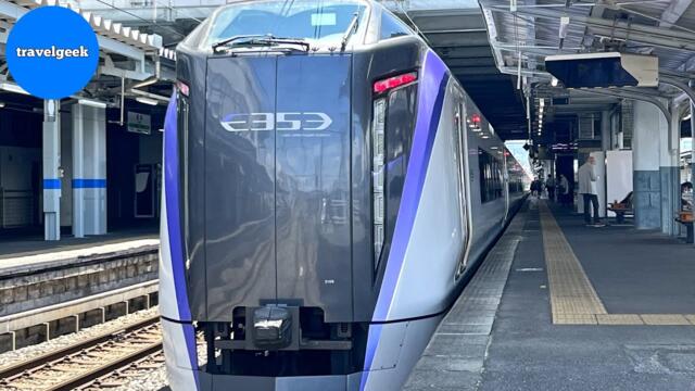 Like PS5! Japan's New Strange-looking Train to Tokyo | Limited Express Azusa