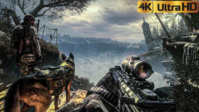 No Man's Land | Realistic Ultra High Graphics Gameplay [4K60FPS UHD] Call of Duty: Ghosts