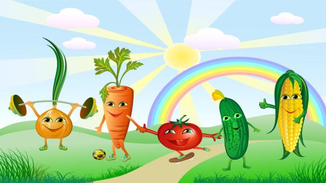 🍅🥕 Зеленчуци за здравословна салата 🍆🌽