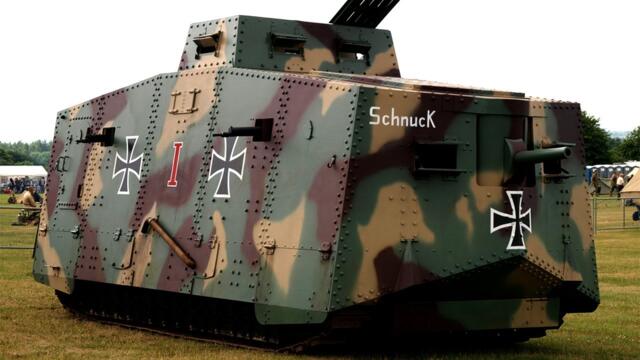 Самый РЕДКИЙ Танк Первой Мировой - Немецкий танк Sturmpanzerwagen A7V