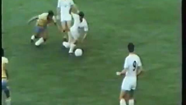 Д. Якимов срещу Гаринча, Бразилия-България 2:0 СП Англия, 1966 г.