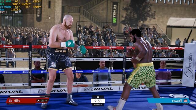 Undisputed (PC) 4K Ultra Settings - Online Match - Tyson Fury vs Joe Frazier [RTX 4080]