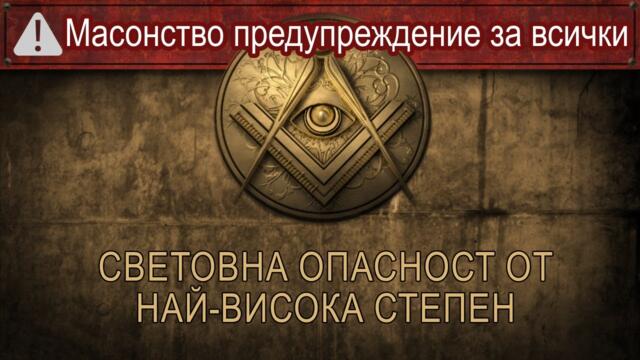 Oпасност от висока степен - предупреждение за масонството | www.kla.tv/23993 |https://t.me/klatv_bul