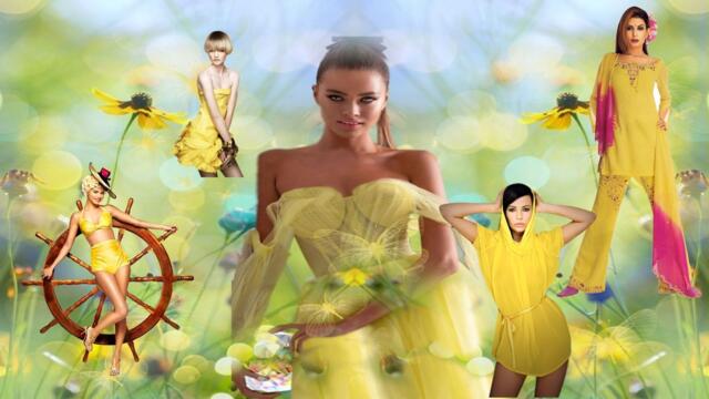 🌞🌼Лятна жълта рокля ... (Веселин Маринов)👒