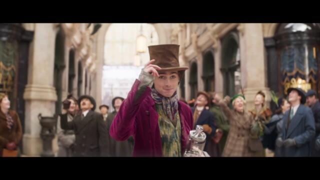 From the producers of Harry Potter "Wonka" with Hugh Grant Trailer 12/15/2023