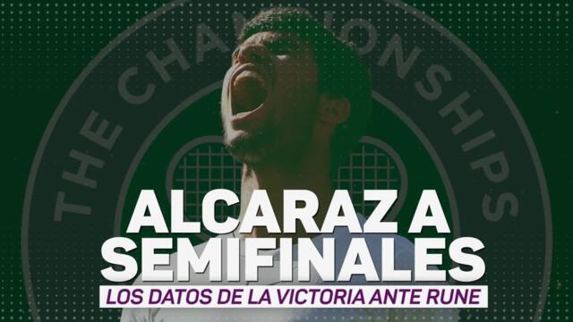 La victoria de Alcaraz ante Rune, en números