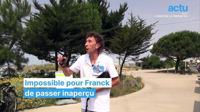 Depuis 36 ans, Franck conduit le petit train de La Baule