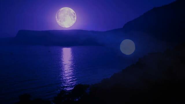 Blue Moon Ocean Waves: Deep Sleep With Relaxing Music Under The Moon