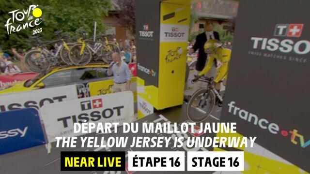 The yellow jersey is underway  - Stage 16 - Tour de France 2023