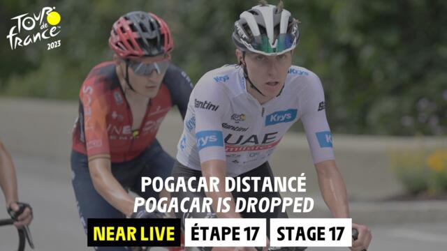 Pogacar is dropped - Stage 17 - Tour de France 2023