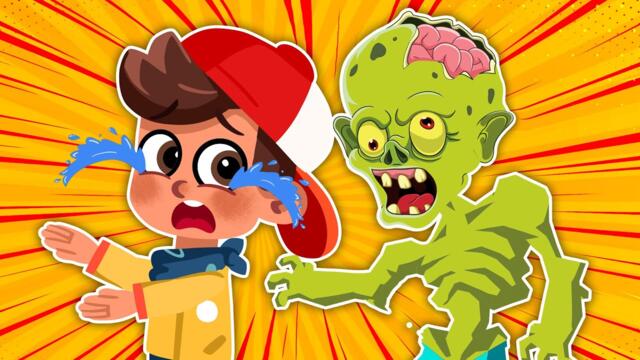 Zombie Is Coming Song 😱 Nursery Rhymes & Kids Songs