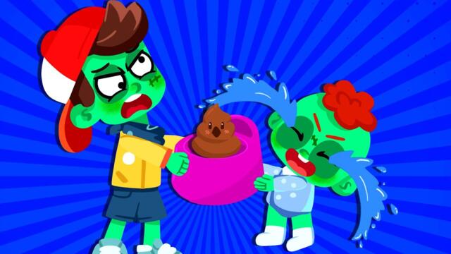 Zombie Potty Song | Nursery Rhymes & Kids Songs