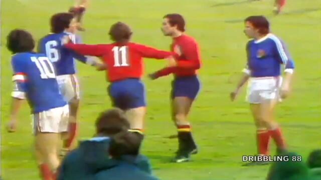 Yugoslavia vs España - "La batalla de Belgrado" - Faltas y Patadas - 30/11/1977