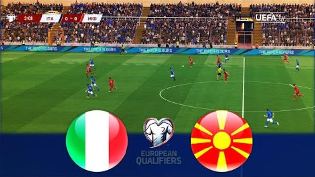 Italy vs North Macedonia | European Qualifiers World Cup 2022 Playoffs