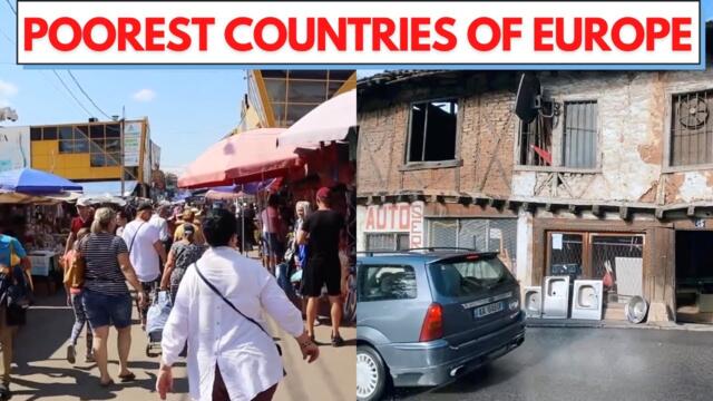 The 10 Poorest Countries of Europe!