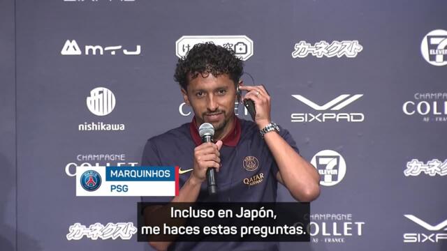 Marquinhos, sobre el caso 'Mbappé'