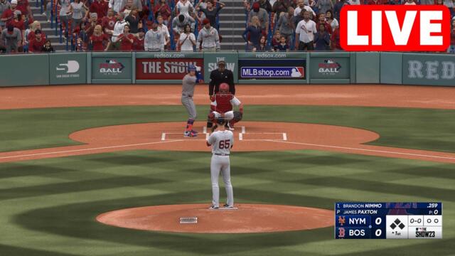 MLB LIVE🔴 New York Mets vs Boston Red Sox - 23rd July 2023 | MLB Full Game - MLB 23
