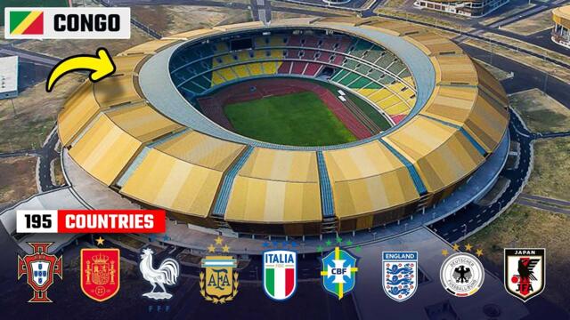 All National Football Stadiums in the World