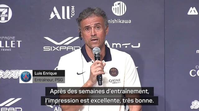 Enrique : "L'effectif doit encore être renforcé"