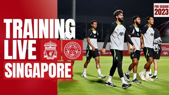 LIVE TRAINING: Liverpool's full training session in Singapore